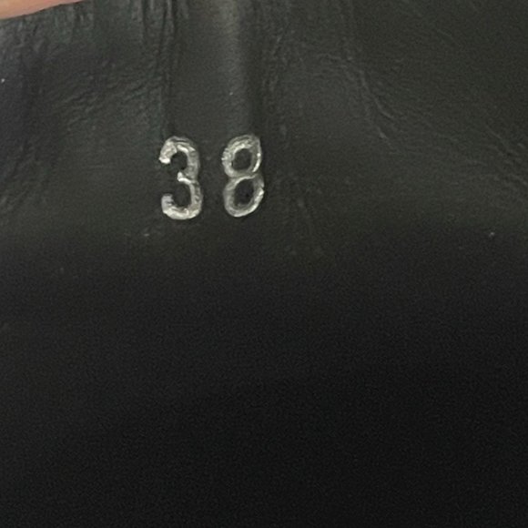 MONCLER Victoire Black Leather Sneaker With Fur Women's, UK 38, NWB - Picture 9 of 12